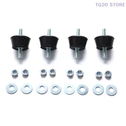 4pcs Anti Vibration Rubber Mount Damper Shock Pad Cushion For Air Conditioning