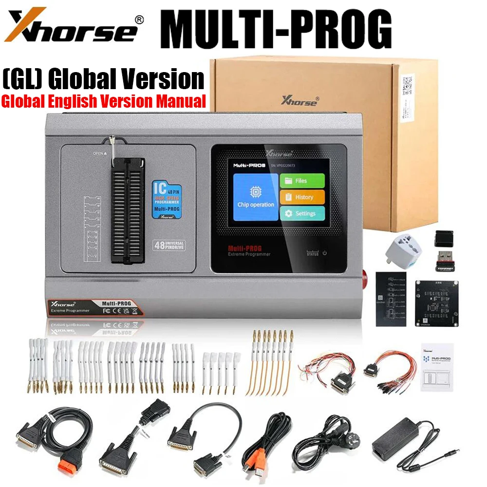 ECU Gearbox Programmer Xhorse  MultiProg Multi-Prog Global Version  Support ECU & TCU Read/Write/Clone Update Version