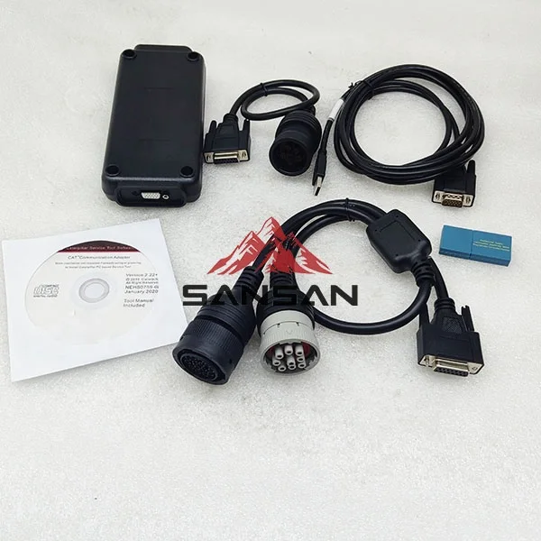 ET4 SIS Diagnostic Scanner Communication Adapter Tool 478-0235 538-5051 WITH Laptop For Excavator DutyTruck Diagnostic Tool USE