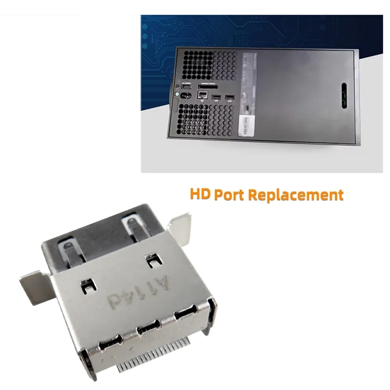 ABUO--Adapter 5Pcs Bundle For  Series X- Replacement Console Socket Port Interface Connector