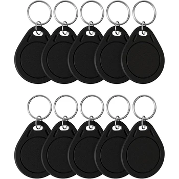 Portachiavi con token nero con chip RFID Mifare 1K da 13,56 ...