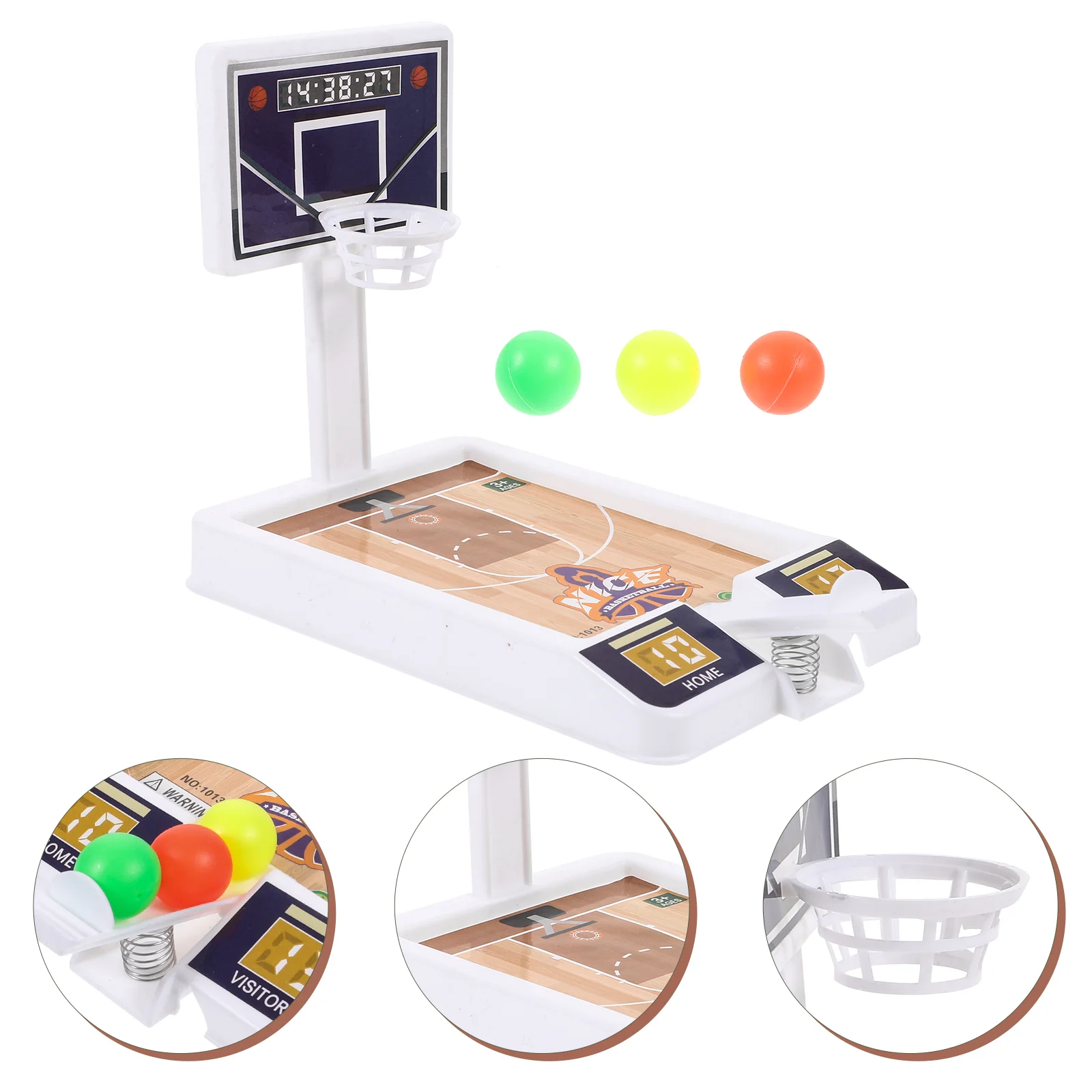 

Basketball Toy Toys Mini Basketballs Accessories Outdoor for Kids Sports Small Table Portable Desk Machine Shoot Toddler