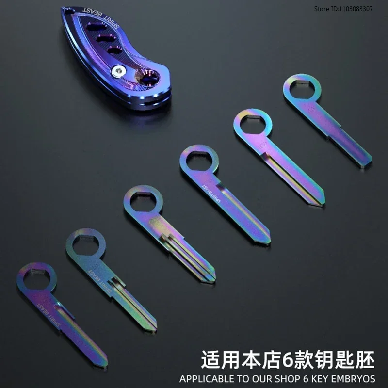 Motorcycle Folding Key Shell Motorbike Universal Left Right Slot Key Embryo Cover For Honda Benelli Suzuki Yamaha