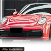 포르쉐 911 992 카레라 4 터보 S GT 2019-2022 자동차 폰트 눈썹 트림 커버, 프론트 헤드라이트, 드라이 카본 눈썹 3