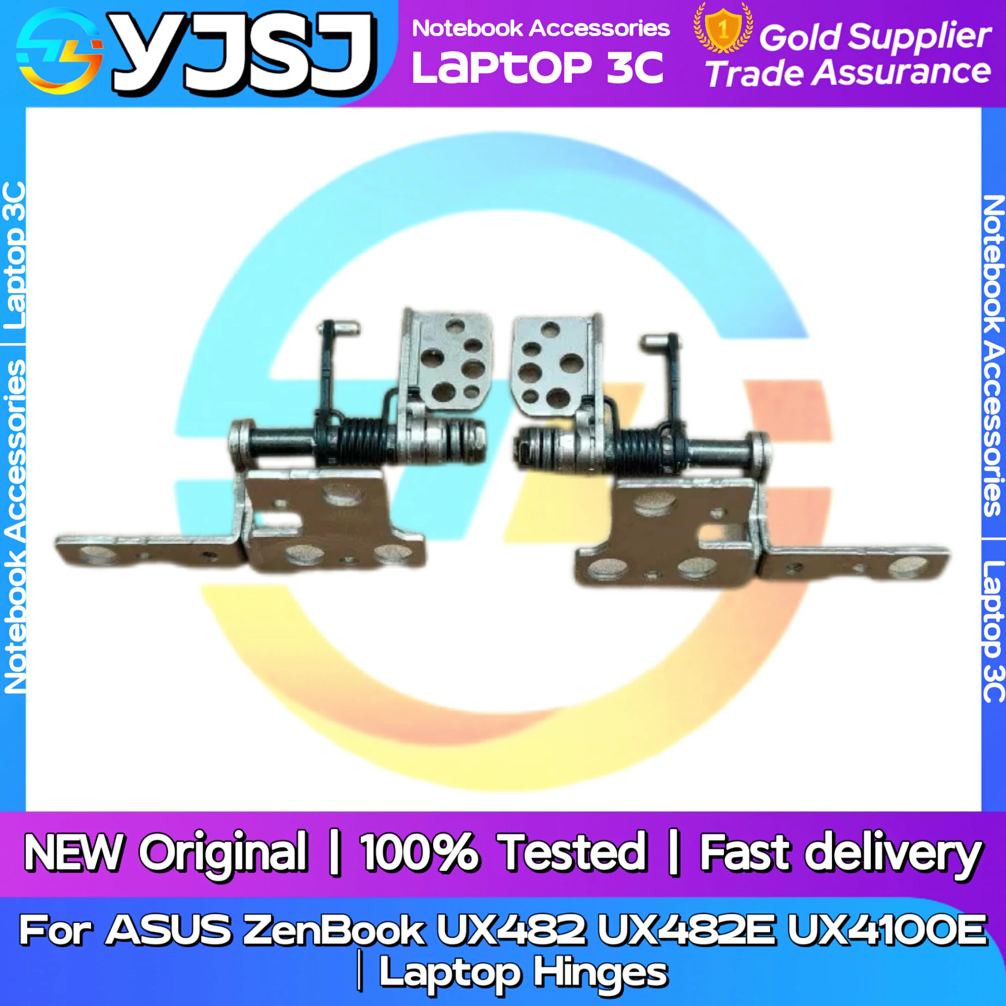 New Original Laptop Notebook Hinges For ASUS ZenBook UX482 UX482E UX4100E built-in left and right LCD Screen Hinge