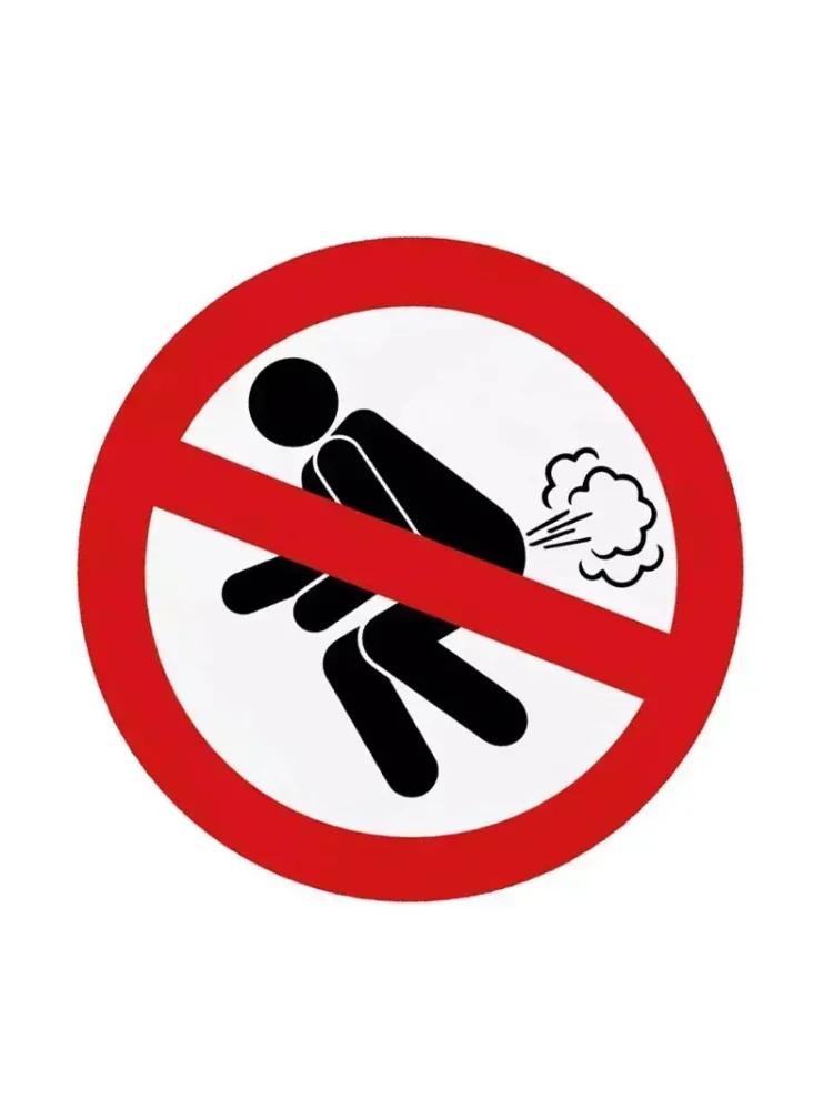 Autocollant de personnalité en PVC, autocollant drôle sans signe de pet, autocollant de voiture étanche sur moto, ordinateur portable, décoratif