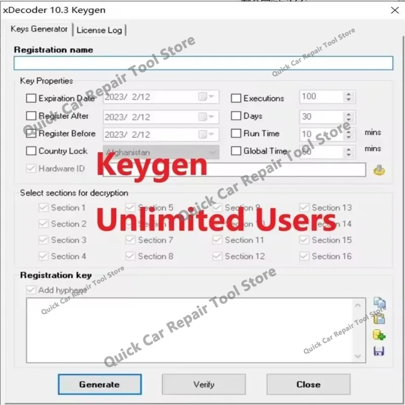 Picture 5: XDecoder 10.3 OBD2 Scanner Software & DTC Remover 1.8.5.0 DTC OFF Delete Software Disable Error Off DTC Remover for Many Laptops