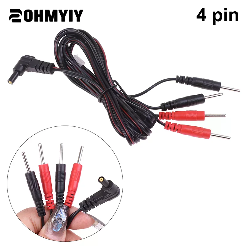 

Электродный блок, провода, соединительные кабели, 1,2 м, вилка 2,35 мм, сменный штифт 2,0 мм, головка постоянного тока, цифровая терапевтическая машина