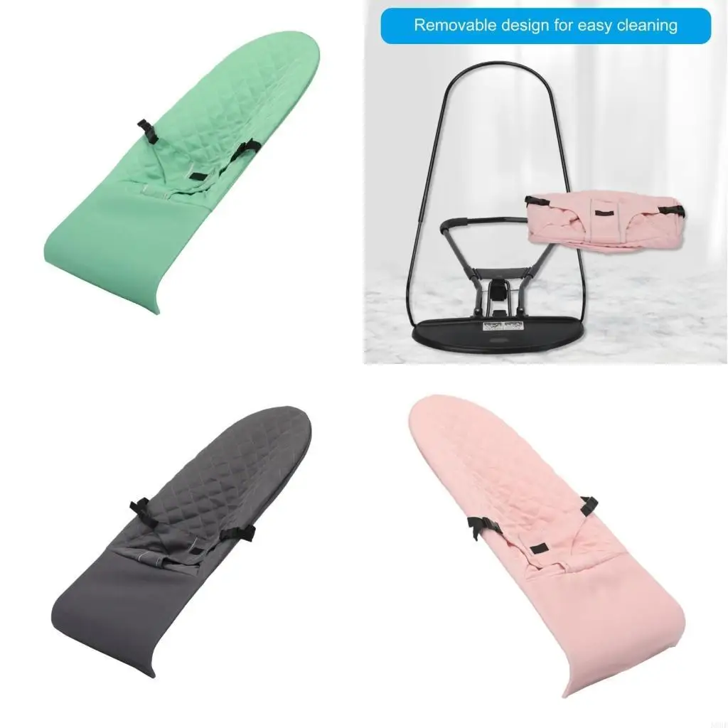 

K8GF Unique Pattern Baby Rocking Chair Cotton Cover Breathable Spare Sleeve Case Bassinet Replacement Accessory