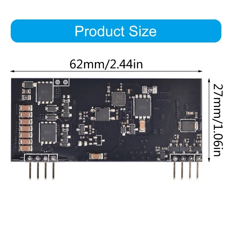Efficient DP1206BT V2.5 PoE Module Short Circuit Over-temperature Protections