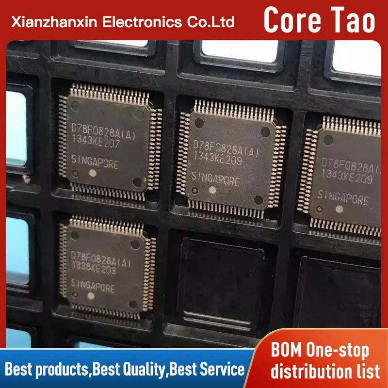 

1PCS/LOT UPD78F0828A D78F0828A(A) D78F0828A QFP80 Commonly used vulnerable CPUs in car instruments