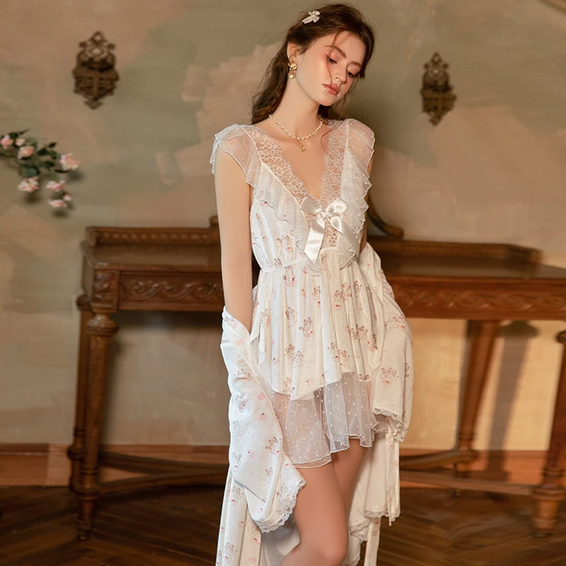 

Милое бархатное ночное белье с милым котом и принтом, комплект одежды для сна, нижнее белье для женщин, сексуальная горячая ночная рубашка, женское ночное платье Babydoll