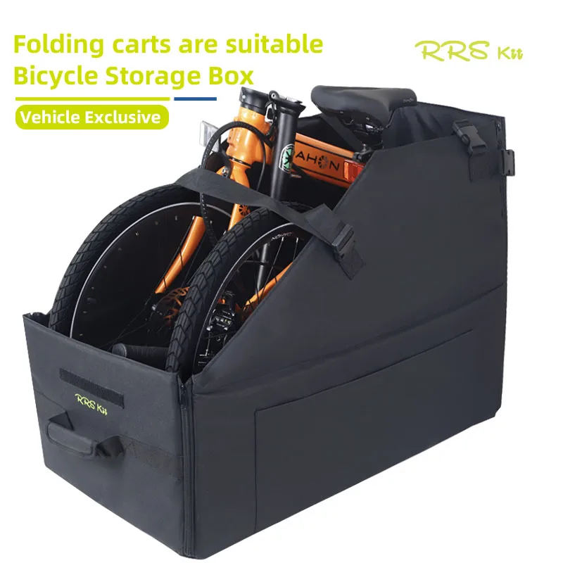 

RRSKIT New Folding Bicycle Storage Box For Brompton 14-16 inch For Dahon Ruhm 18-22 Inch Bike Folding Storage Dustproof Bag
