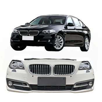 For -5 Series F10F18 New Large Surrounding Center Grille Front Bumper Wheel Arch Side Skirt Front Bumper Assembly