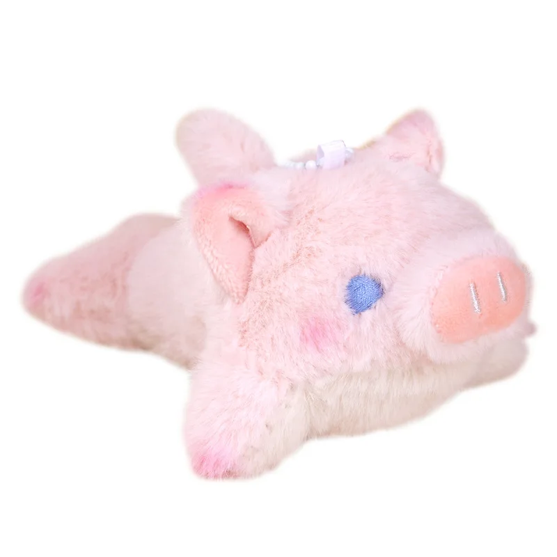 1 Pcs New Cute Shark Pig Plush Doll Pink Piggy Pendant Modelo Criativo Keychain Plush Soft Doll Casal Aniversário Presente de Natal