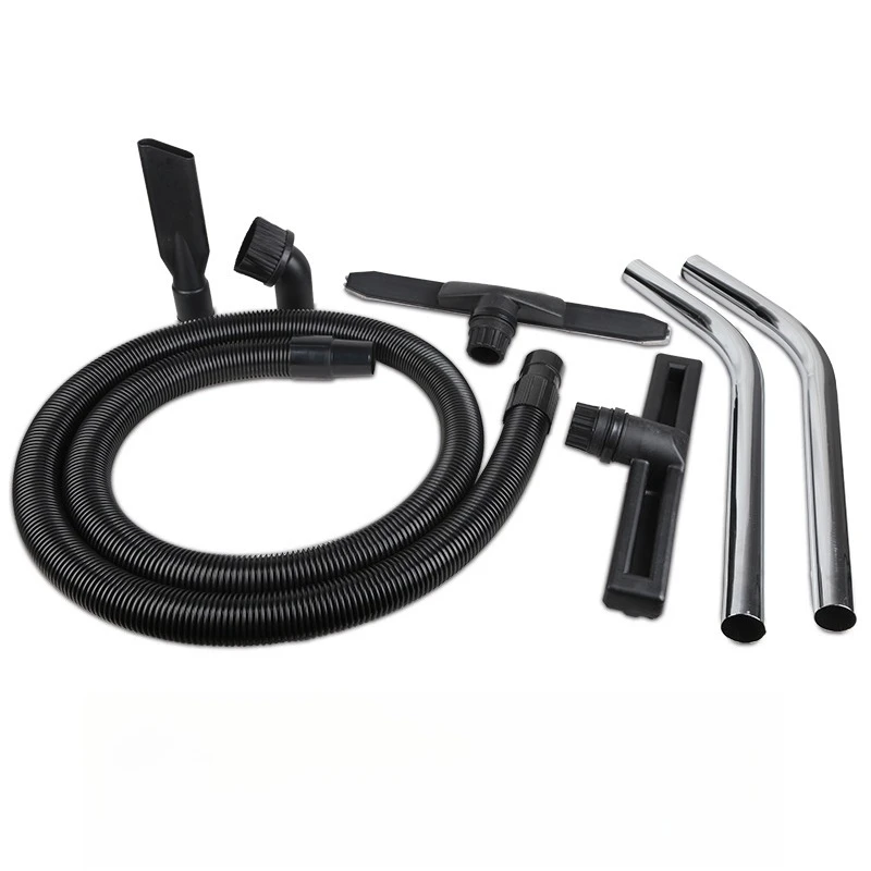 

2025 Vacuum cleaner accessory set - flexible hose, dust brush, water scraper head, flat-mouthed steel pipe, dust collection bag