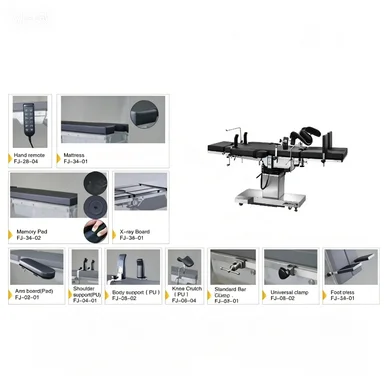 Long Clamp Fixing Fixture of Electric Manual Surgical Operating Table Bed Holder for Spare Parts Accessory of Operating Table