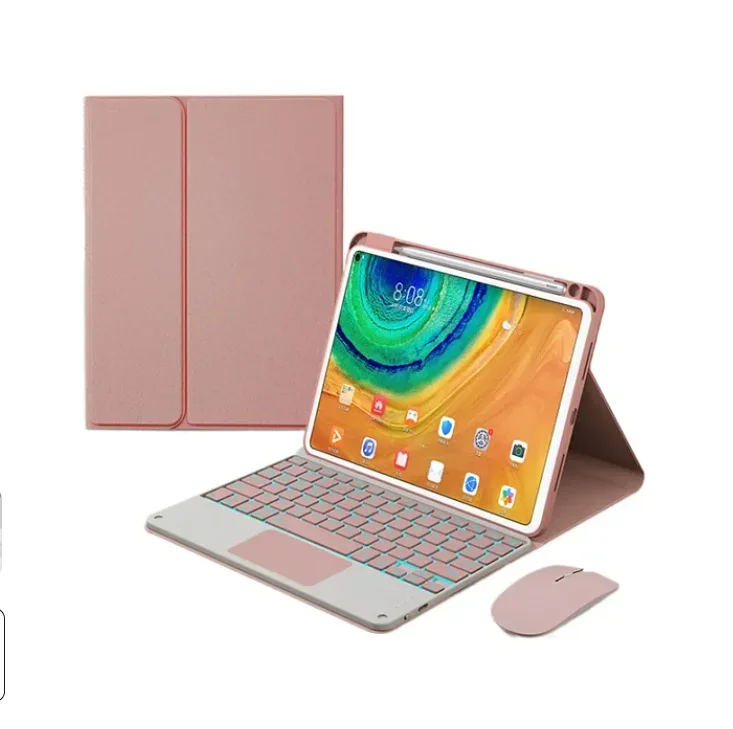 

Чехол-клавиатура с подсветкой и тачпадом для Xiaomi Pad 6 / Mi Pad 6 Pro 11 дюймов, тканевый, с держателем для стилуса