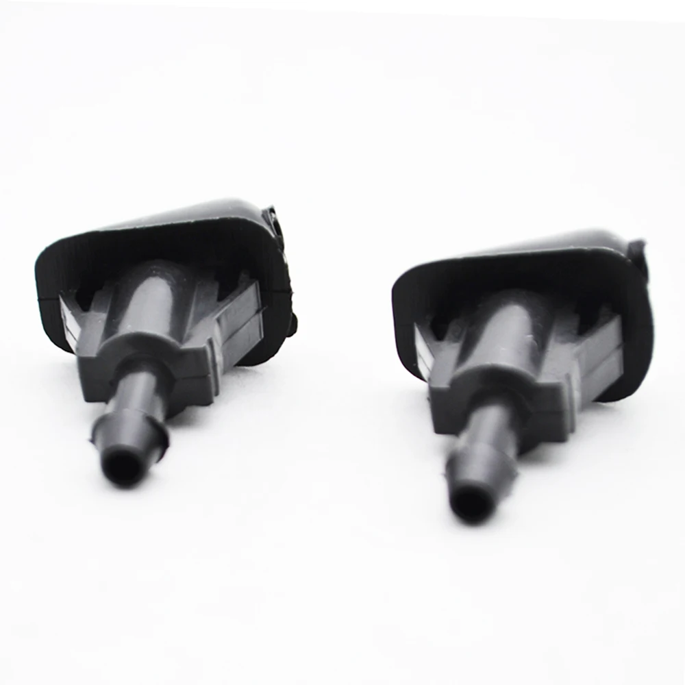 APKTNKA 2PCS Front Windshield Wiper Water Washer Jet Nozzle For Hyundai Santa Fe Sonata Tiburon Elantra Coupe For Kia Rio