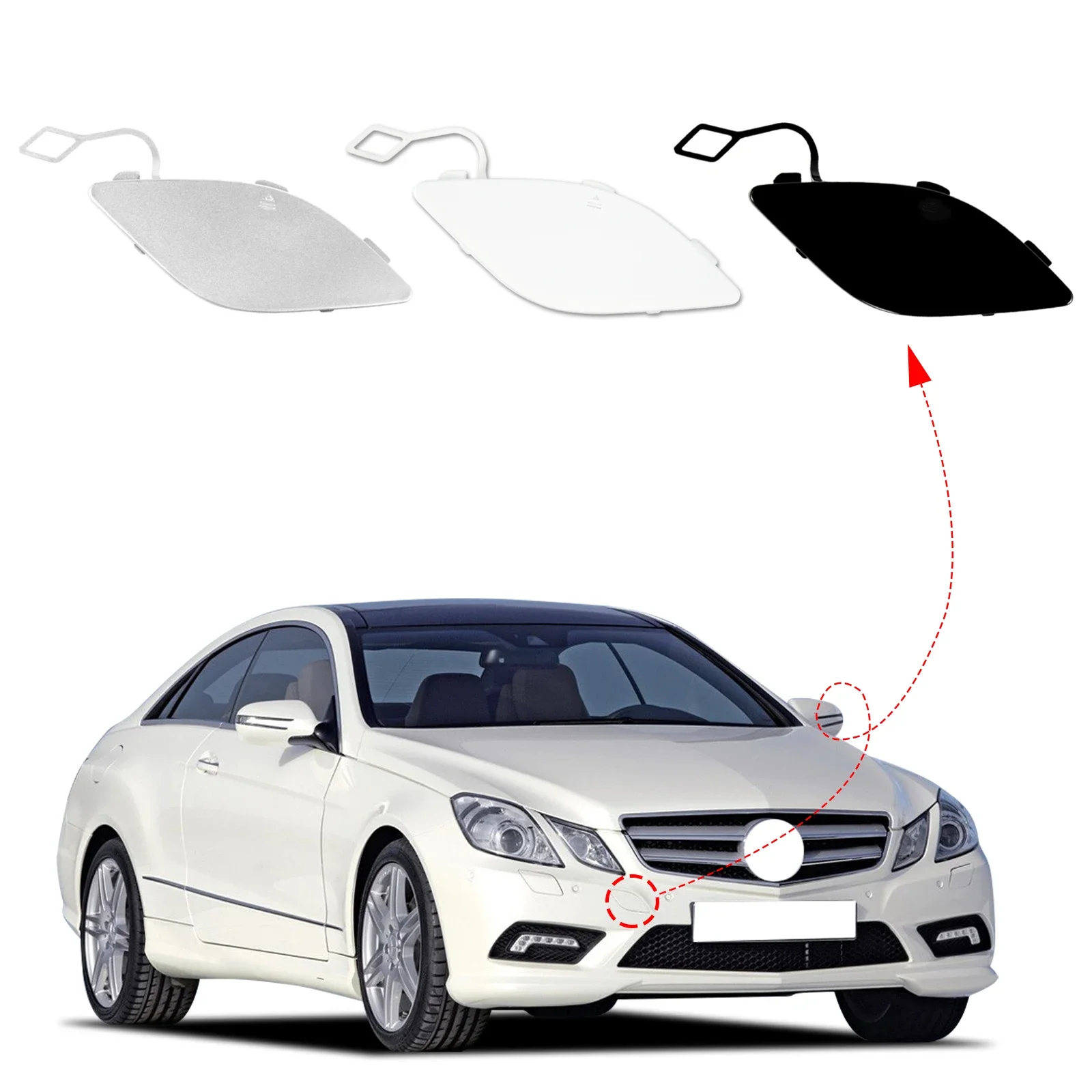 

Поп-защита фаркопа переднего бампера, крышка буксировочного крюка для Mercedes Benz E350 E500 E550 2010 2011 2012 2013 E250 2011 2012 2013 20788501