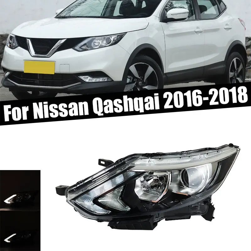 

Для Nissan Qashqai 2016 2017 2018, автомобильные аксессуары, передний бампер, сигнальная лампа, корпус без лампочек