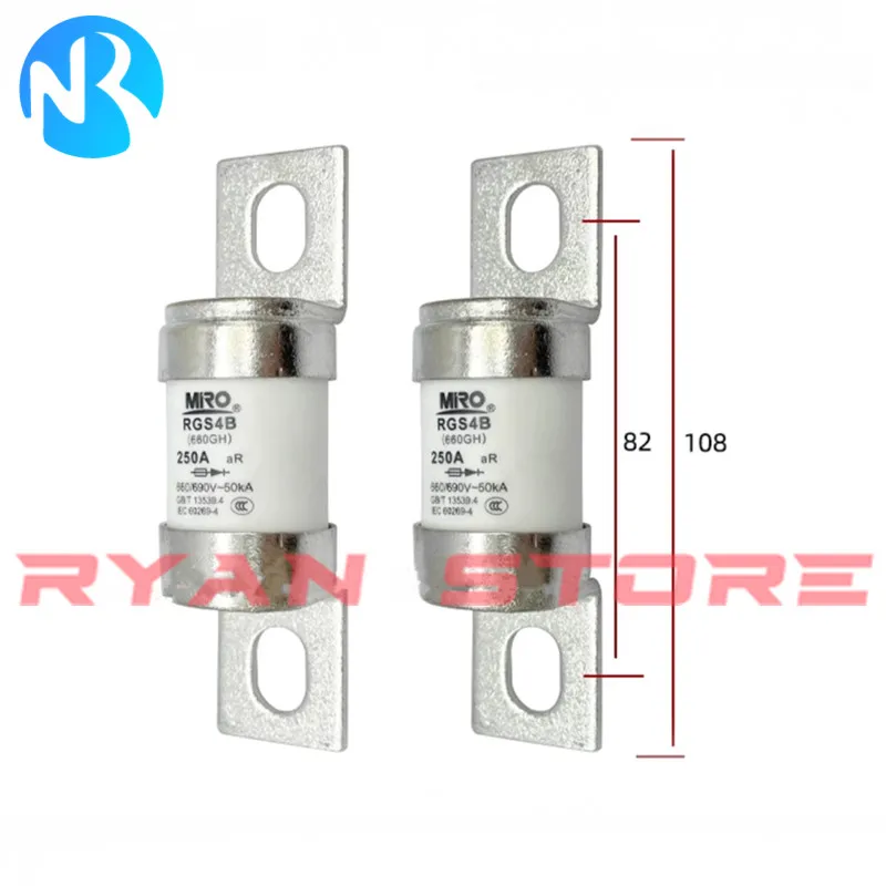 1PCS 100% New  Fast Fuse RGS4B 200A 225A 240A 250A 300A 315A 350A aR 660GH 690V