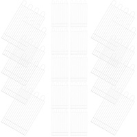 12Pcs Foldable Metal Pet Playpen Panels Small Animal Safety Fence for Hamster Rabbit Chinchilla Indoor Outdoor Use Detachable