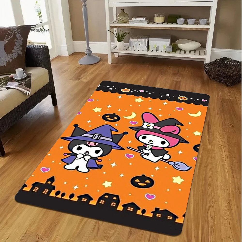 

MINISO Хэллоуин Sanrio Kuromi ковер Нескользящий моющийся ковер для дома гостиная спальня коврик для ванной комнаты напольный коврик кухонный коврик