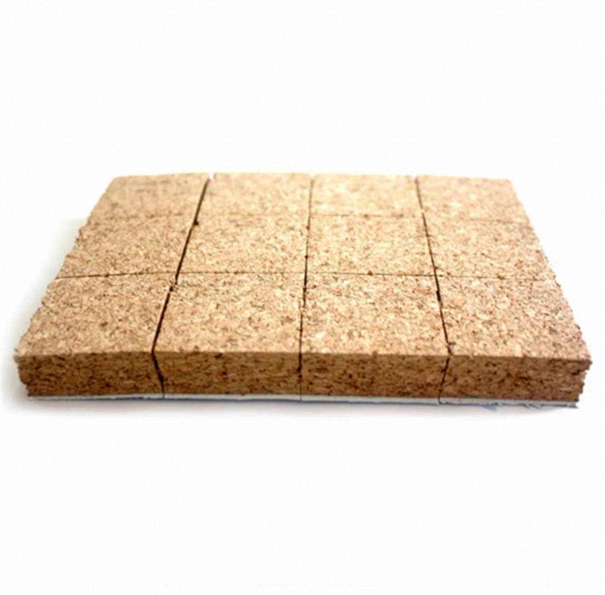 Eco-Friendly Cork Spacer Pads for Glass Separator High-Density Fireproof Cork Packaging and Shipping