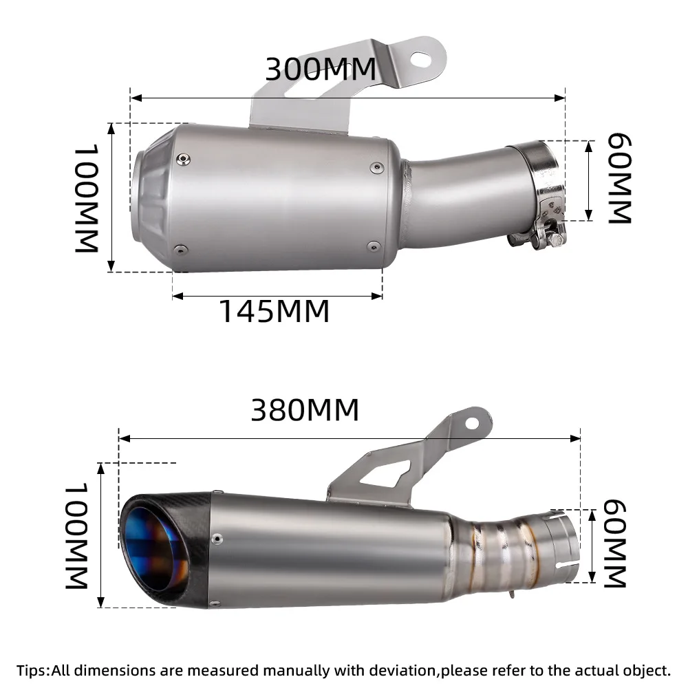 Motorcycle Modified Exhaust Pipe S1000RR Stainless Steel Front Section, Full Section Exhaust Set 19-23 Years Straight Up
