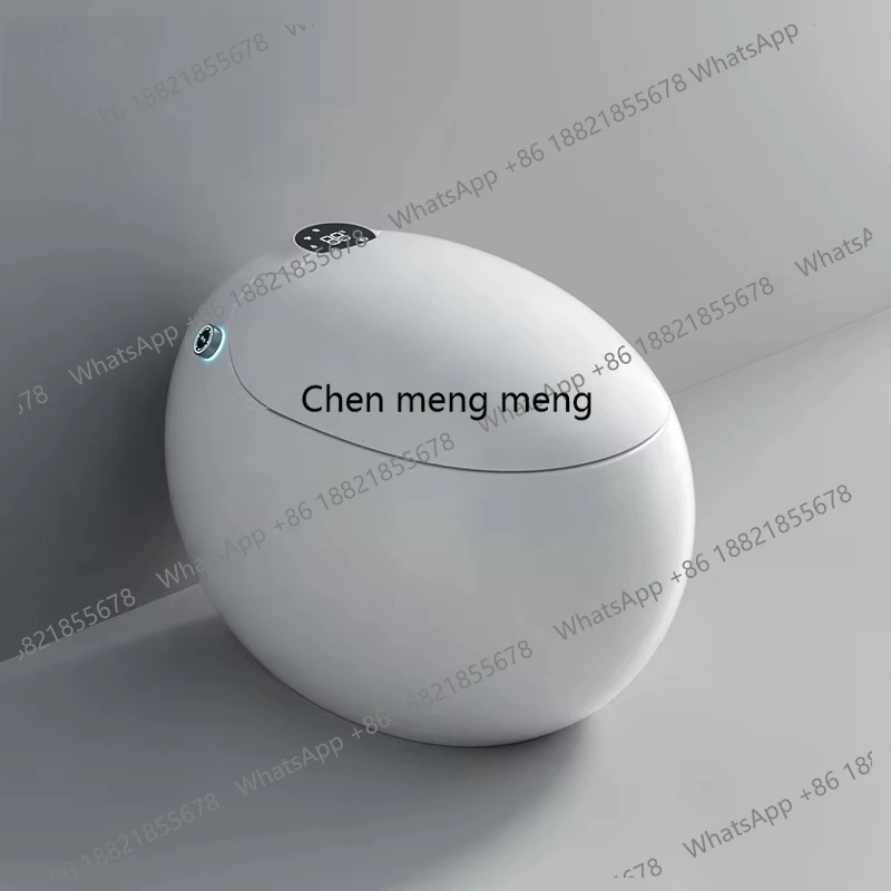 New Style Colorful Egg-Shaped Ceramic Bathroom Toilet with Automatic Operation and Gravity Flushing