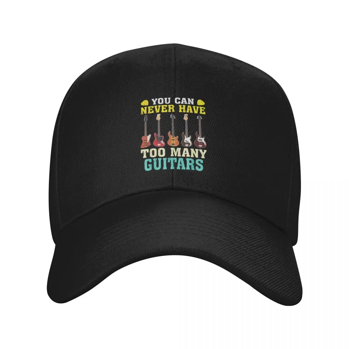 

Guitar Lover Gift You Can Never Have Too Many Guitars Baseball Cap Hat Beach Trucker Hat Sports Cap Golf Wear Men Women's