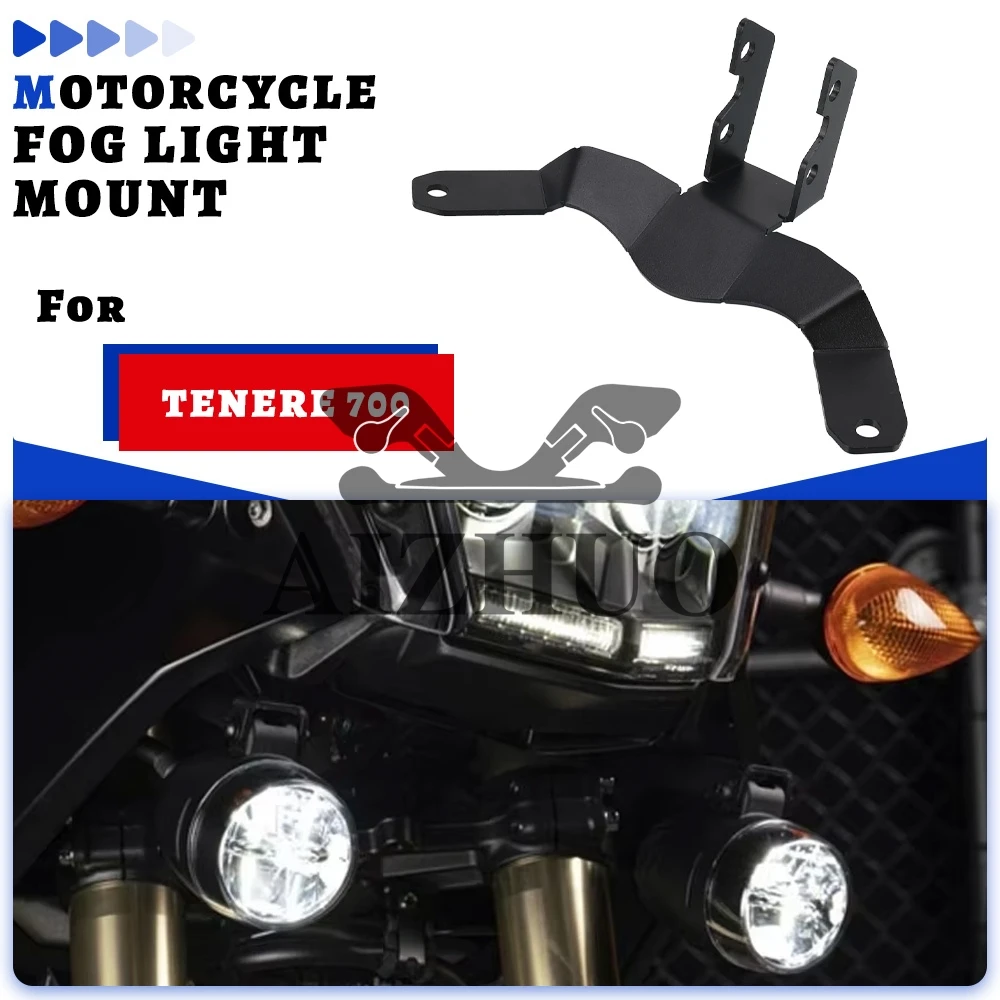 

For Yamaha Tenere 700 / Rally / World Raid 2019-2022-2023-2024 Lights Bracket Auxiliary Lights Fog Lights Bracket Accessories