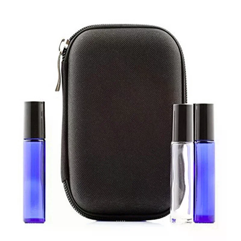 10 Slots Of 10ML-15ML Universal Essential Oil Storage Bag Aroma Oil Bottle Organizer Travel Carrying EVA Box Makeup Case
