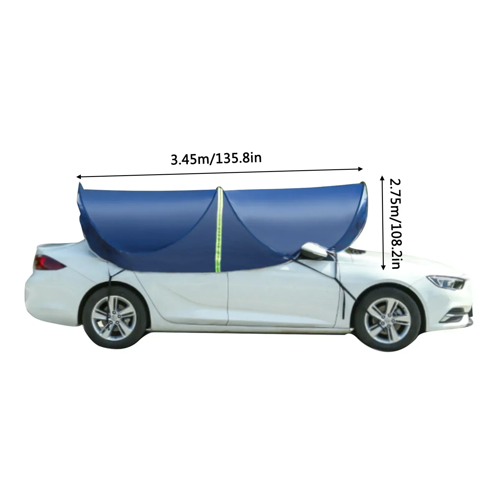 Car Sunshade Portable Removable Folding Carport Car Anti-UV Tent Sunshade Car Protective Umbrella Sun Protection Car Roof Canopy
