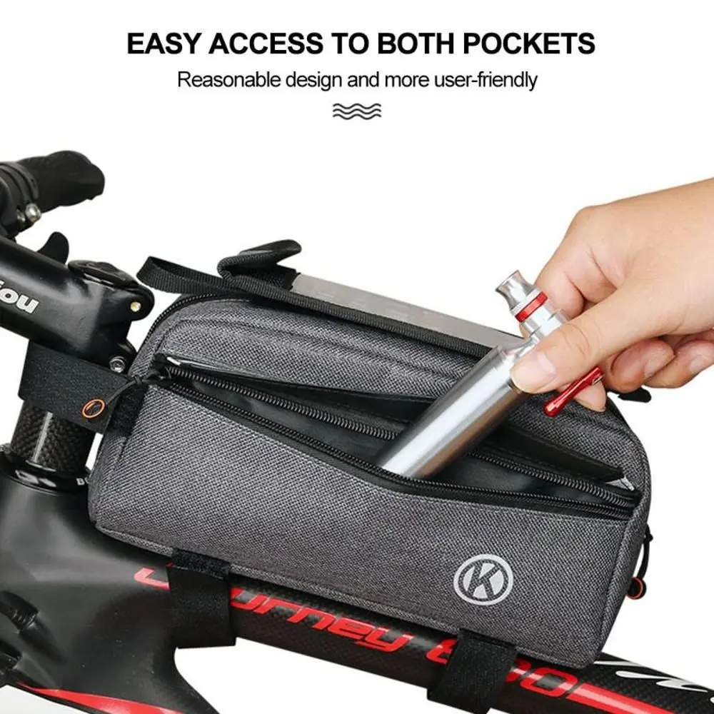 

Waterproof Triangle Pouch Storage Pouch MTB Road Bike Bike Saddle Bag Front Top Tube Bag Bicycle Bag Bicycle Frame Bag