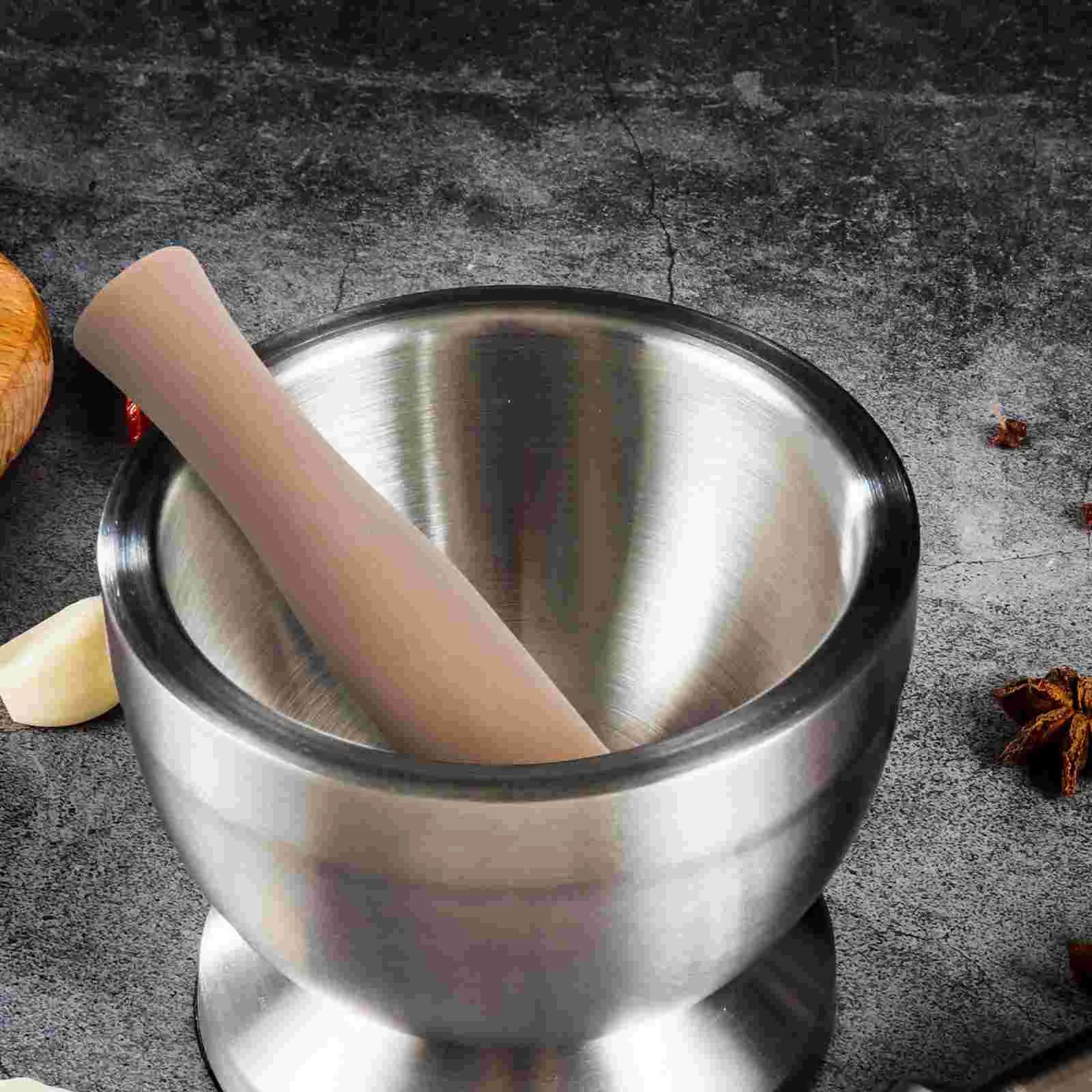 2 Pcs Kitchen Grinding Stick Spice Sticks Rod Garlic Sauerkraut Pounder Wood Muddler Beech Pestle for