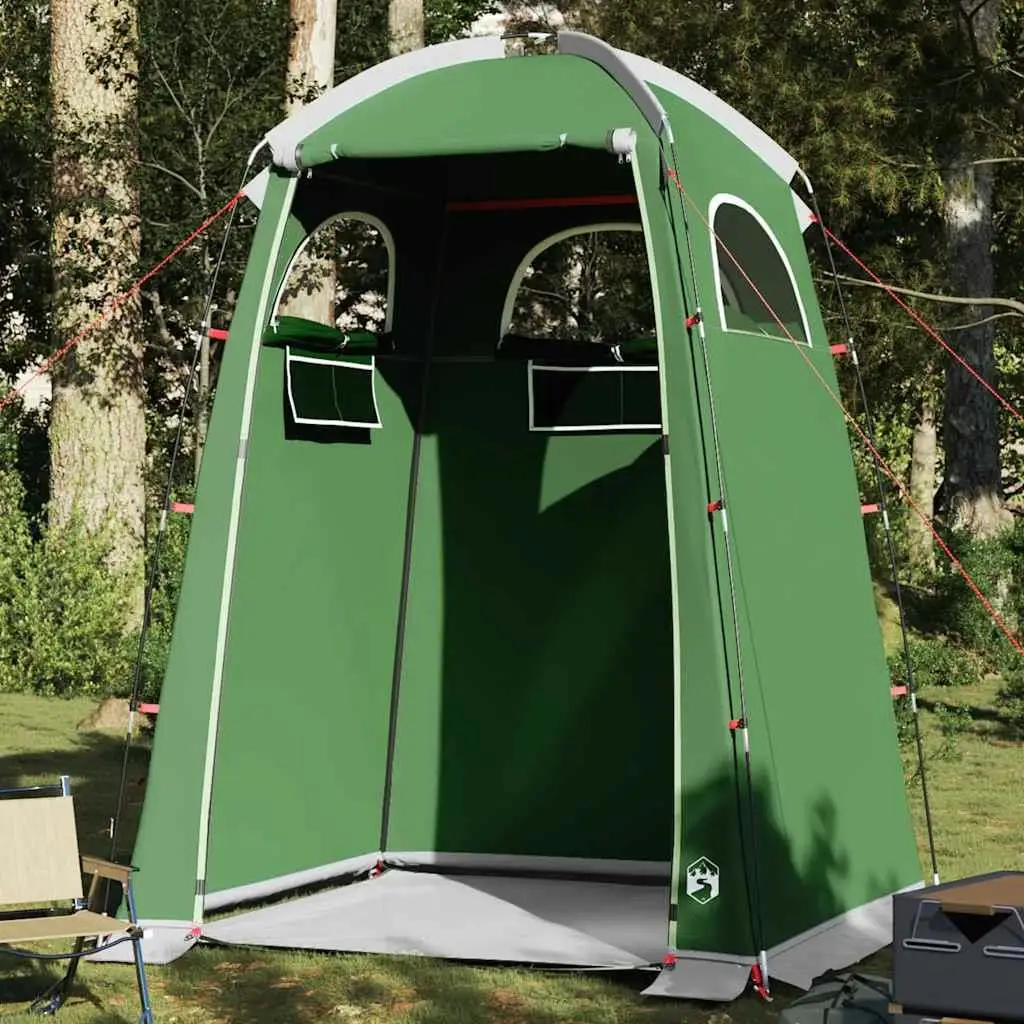 Portable Green Waterproof Shower Tent for Camping & Outdoor Privacy - Easy Setup & Lightweight