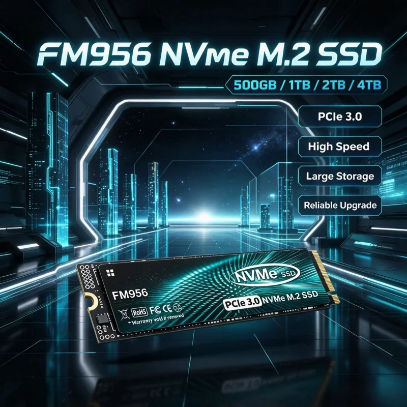FM956 NVMe SSD 1TB 2TB 4TB High Performance Storage for Gaming Laptops Desktops Pro Speed Core Plus Turbo Max Ultra Pro
