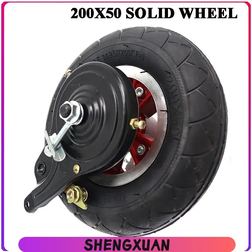 8-inch red wheels suitable for electric scooter tires, 8-inch scooter 200x50 inflatable electric scooter tires, wheels
