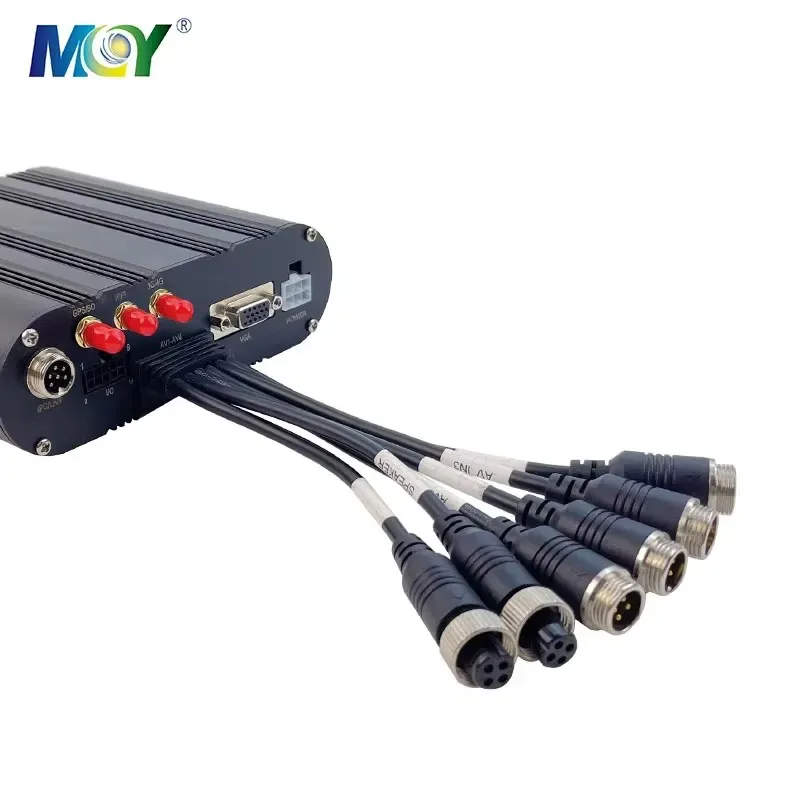 Hot Sale 720P/960H/D1 IPC 5 Channel Camera View HD DVR WiFi Download Tracking Digital Video Audio Recording Car Blackbox