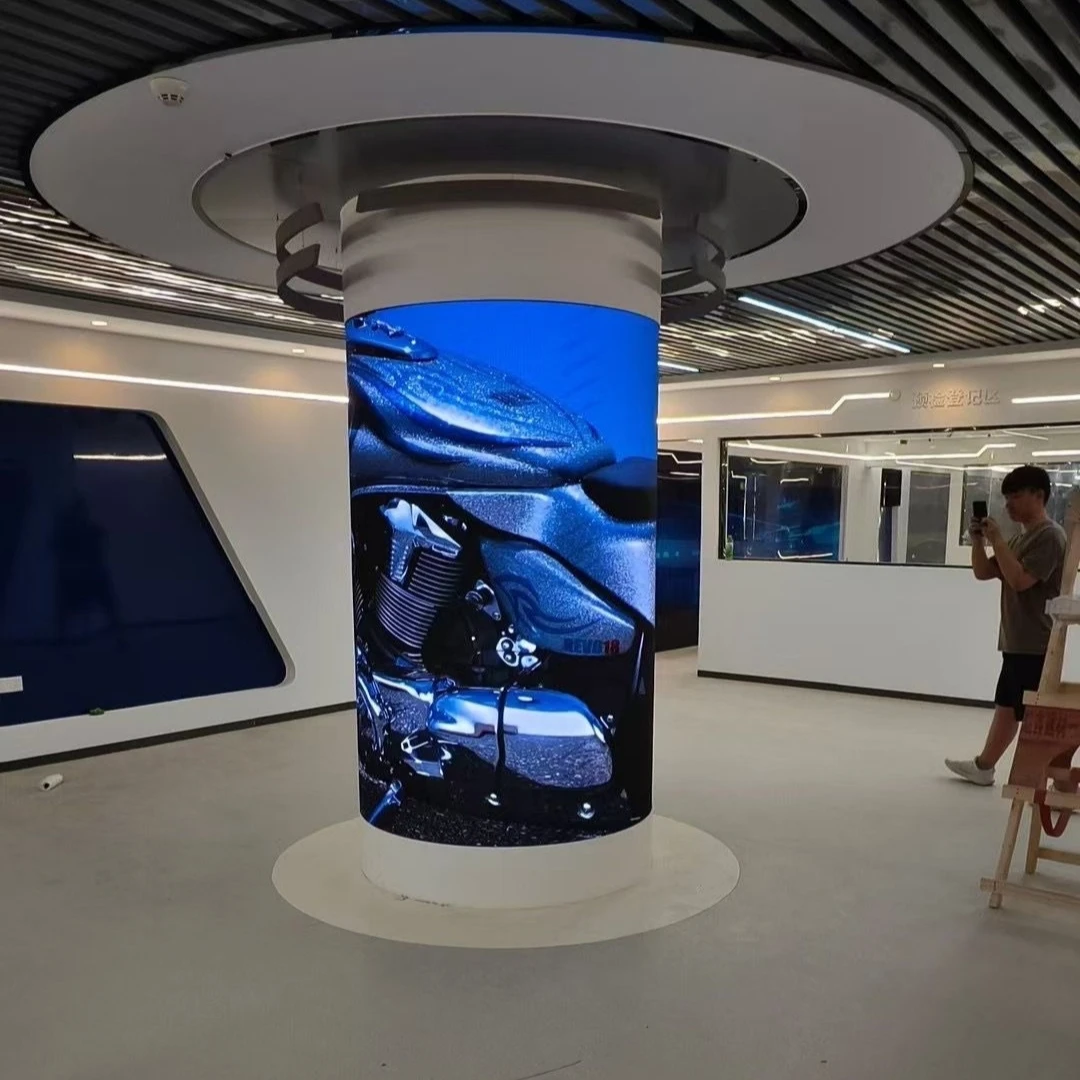 LED Display Superstore Indoor P1.86 Ring Screen Circular Flexible Video Wall Panel Module