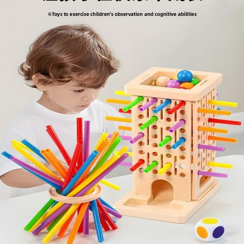 Parent-Child Interactive Toy 3-in-1 Stick Figure Balance Game Double-Player Battle Thinking Training! view 4