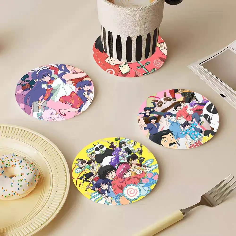 Anime Pretty Cure Series Cure Prism Wooden Coasters Heat-resistant And Non-slip Suitable For Restaurants And Cafes