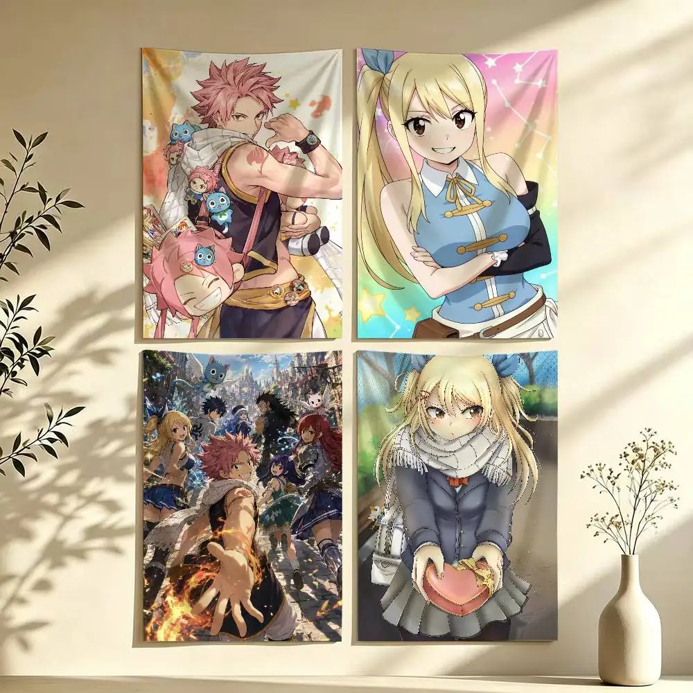 ANIME A-FAIRY TAIL Flag Digital Printing Banner for Garage Wall Out Door Decoration