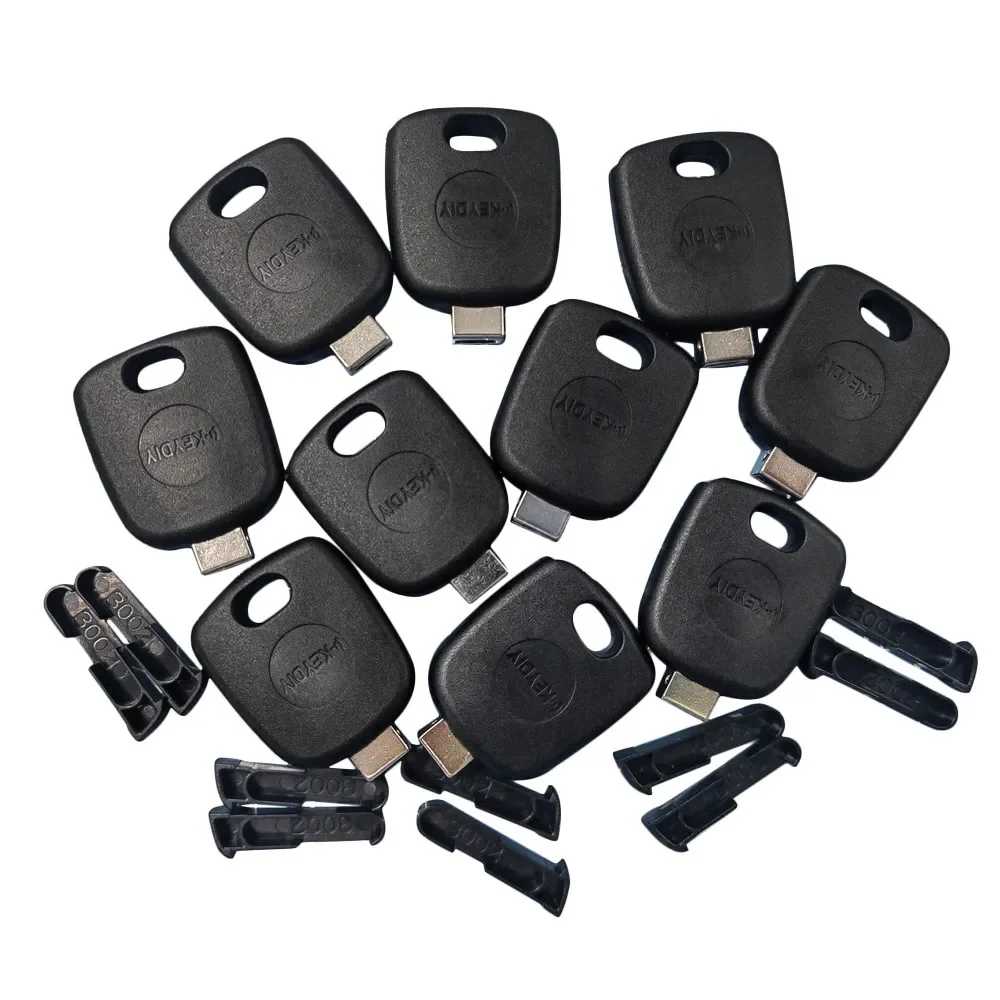 10pcs Universal KEYDIY Transponder Car Key Handle Fob Shell Case Fit KD VVDI Key Blade Head