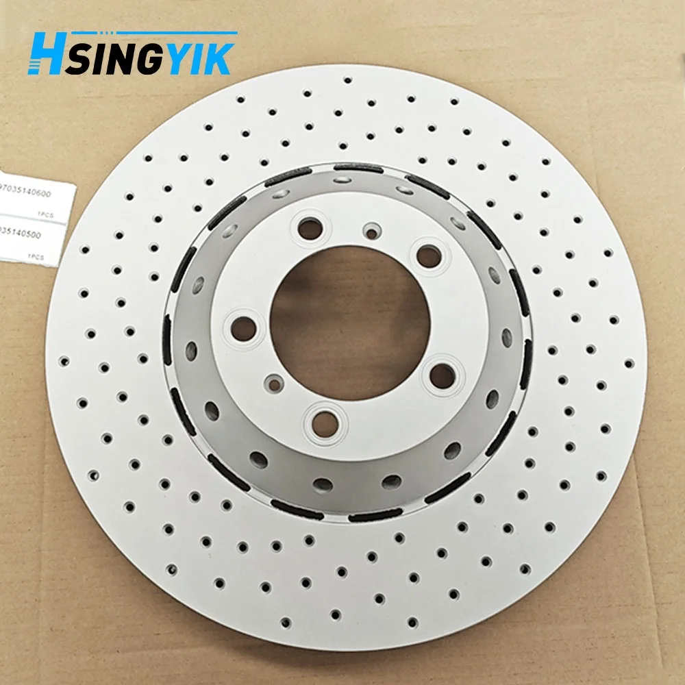 2026 New Front Brake Disc Rotor for Pors che Panamera 4 GTS Turbo S 970 OE 97035140500 390X38MM
