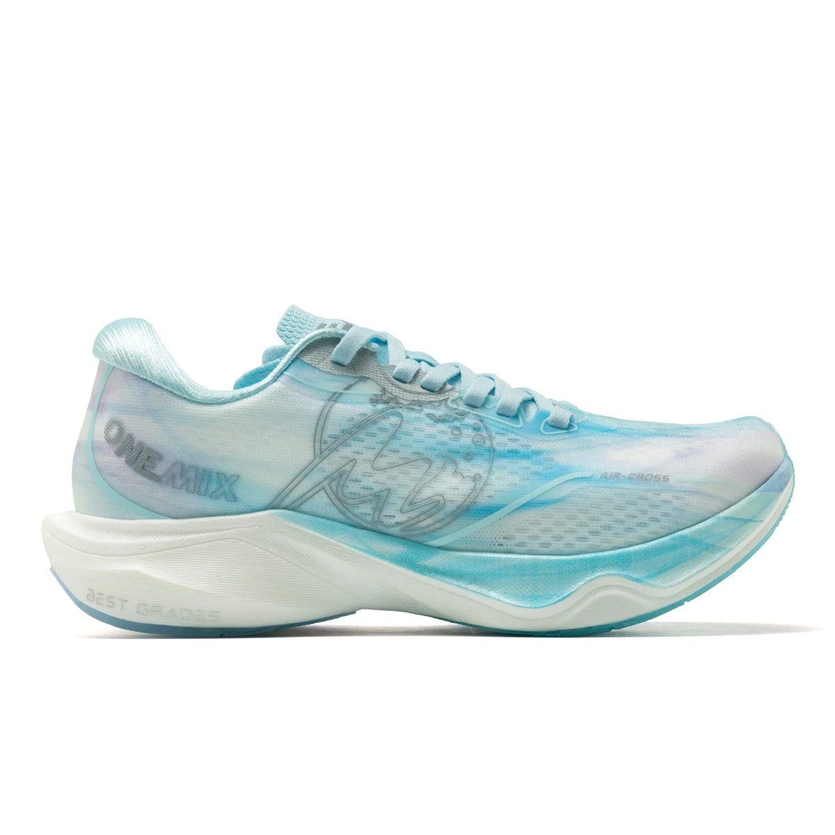 ONEMIX Herren Carbon-Laufschuhe Stoßdämpfend Hochelastisch Atmungsaktive Sportschuhe für Umfassendes Training – Detail 20