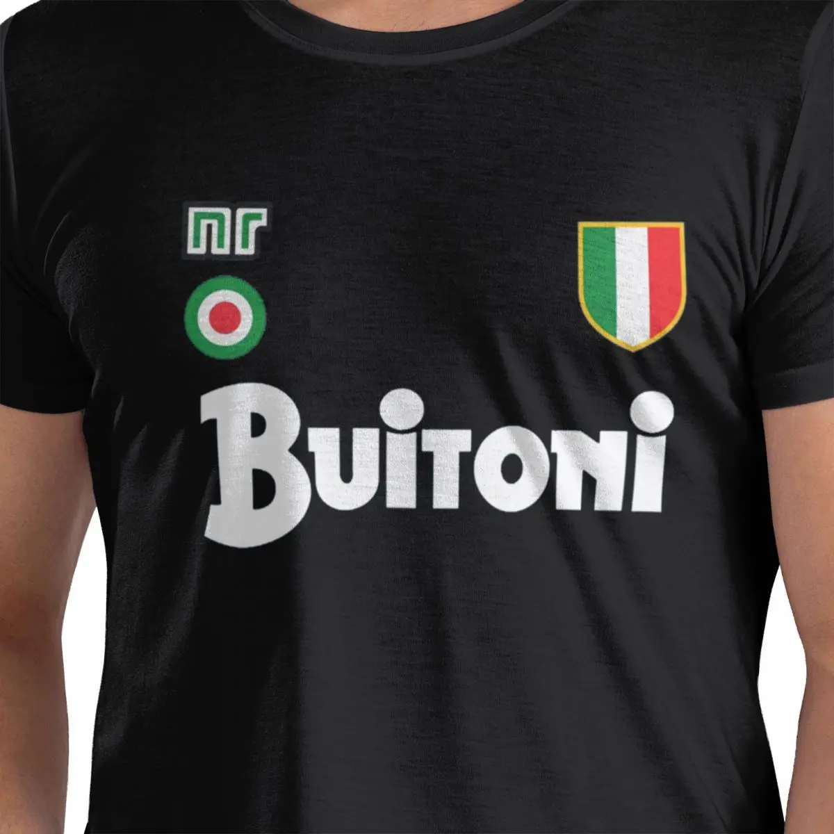 نابولي 1987 الرجال تي شيرت كلاسيكي حجم كبير تي شيرت الرجال س الرقبة القطن تيز قصيرة الصيف الذكور