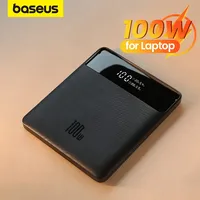 Baseus 100W Power Bank 20000mAh Type C PD Fast Charging Powerbank Portable External Battery Charger for Notebook with Cable